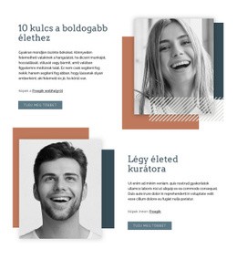 A Boldogabb Élet Kulcsa – Használatra Kész WordPress Téma