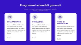 Programmi Aziendali Generali - Modello Di Pagina HTML