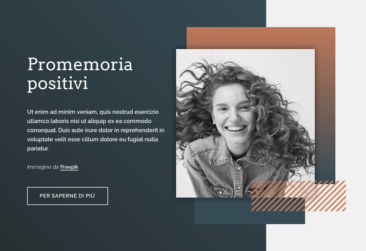 Promemoria positivi Modello HTML