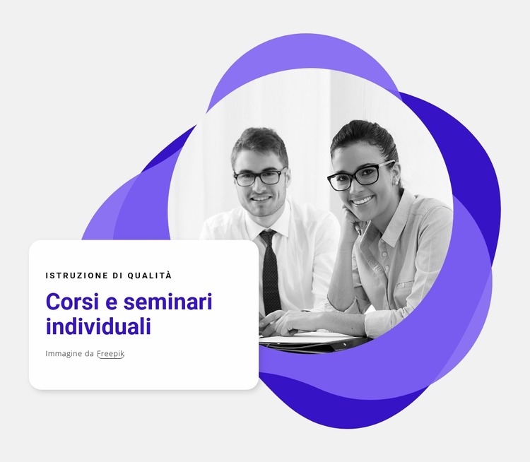 Seminari individuali Modello Joomla