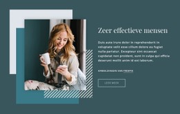 Zeer Effectieve Mensen E-Commercewebsite