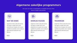Algemene Zakelijke Programma'S - Modern WordPress-Thema