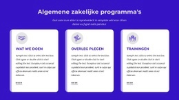 Meest Creatieve Ontwerp Voor Algemene Zakelijke Programma'S
