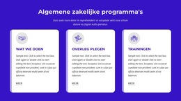 Algemene Zakelijke Programma'S Wordpress-Thema