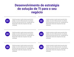 Maquete De Tela Para Desenvolvimento De Estratégia De Soluções De TI