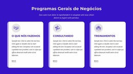 Programas Gerais De Negócios - Modelo Joomla De Arrastar E Soltar