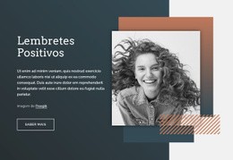 Modelo Incrível De Uma Página Para Lembretes Positivos