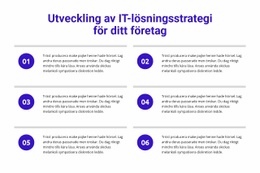 Strategiutveckling För IT-Lösningar - HTML-Webbplatsmall