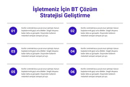 BT Çözümleri Strateji Geliştirme - HTML Web Sitesi Şablonu