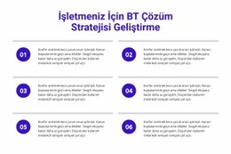 BT Çözümleri Strateji Geliştirme - Yaratıcı Çok Amaçlı Şablon