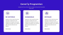 Genel Iş Programları - Kolay Topluluk Pazarı