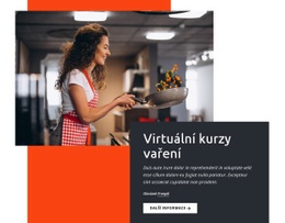 Virtuální Kurzy Vaření – Vstupní Stránka