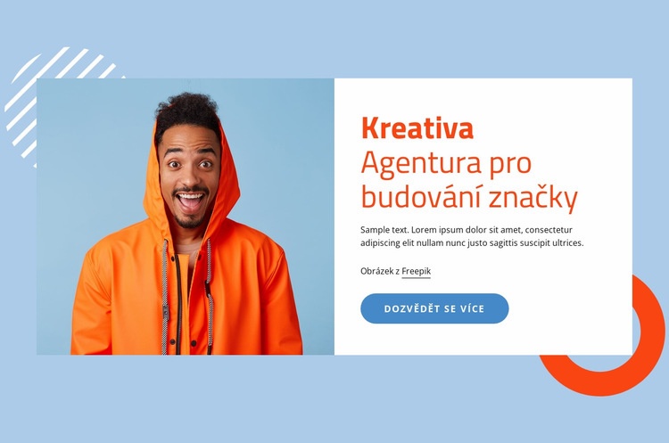 Kreativní brandingová agentura Šablona CSS