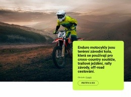 Enduro Motocykly – Jednoduchá Šablona Webu