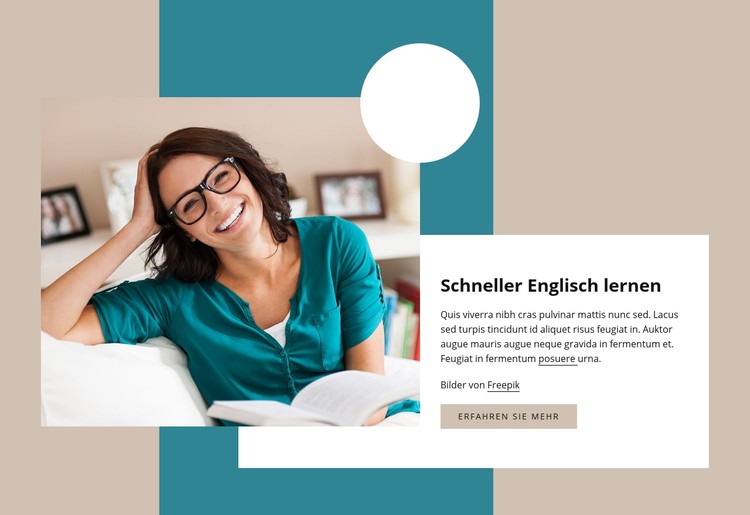 Englisch schneller lernen CSS-Vorlage