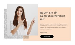 Klimaunternehmen - Responsive Website