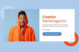 Kreative Markenagentur WordPress-Website
