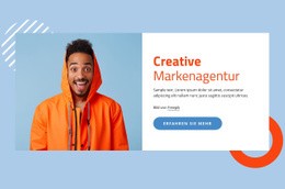 Atemberaubendes Webdesign Für Kreative Markenagentur