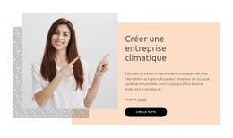 Entreprise Climatique - Maquette De Site Web PSD