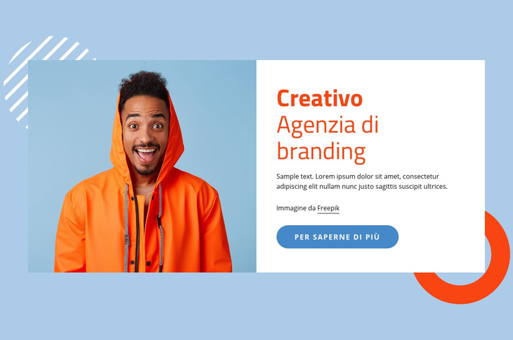 Agenzia di branding creativa Tema WordPress