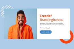 Prachtig Webontwerp Voor Creatief Merkbureau