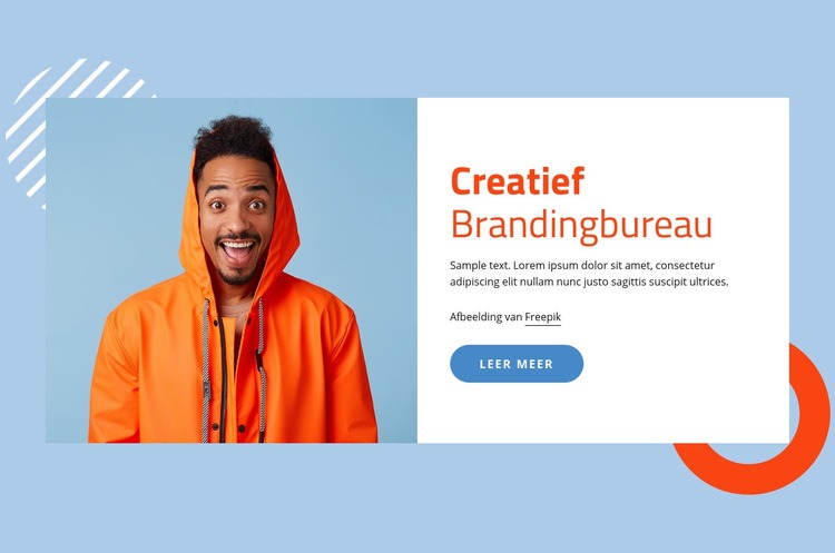Creatief merkbureau Website ontwerp