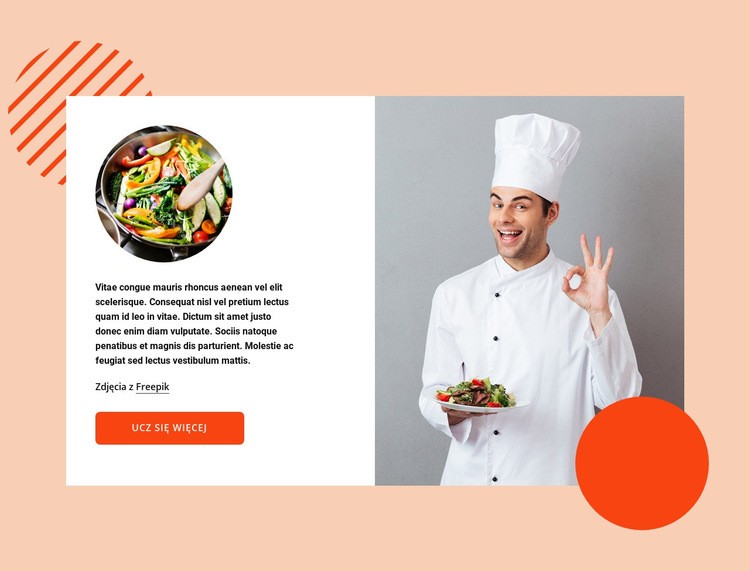 Inteligentna kuchnia Kreator witryn internetowych HTML