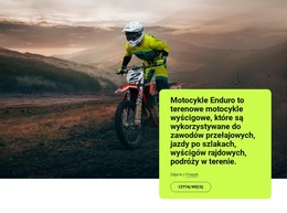 Motocykle Enduro - Pobranie Szablonu HTML