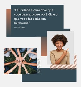 Felicidade E Harmonia - Builder HTML