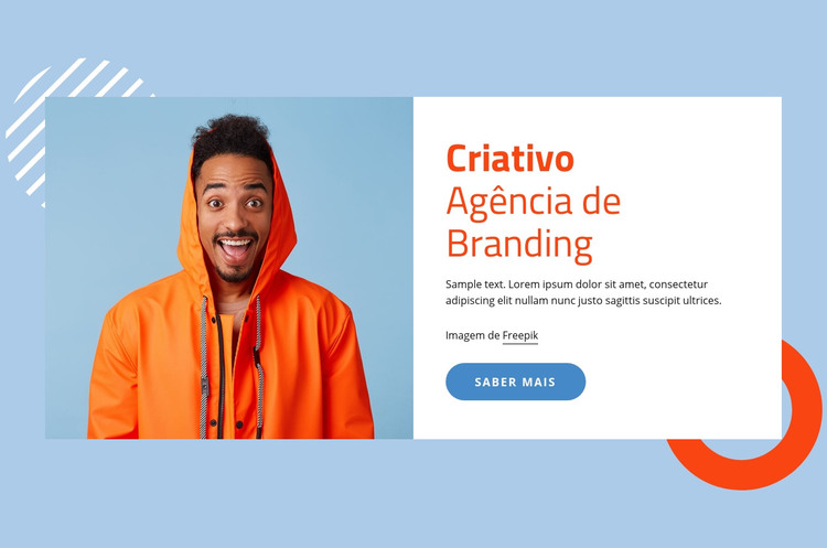 Agência de marca criativa Modelo HTML