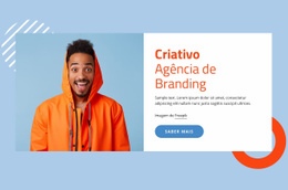HTML5 Responsivo Para Agência De Marca Criativa