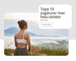 Yogaturer Över Hela Världen Målsidesmall