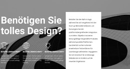 CSS-Layout Für Design- Und Stilservices