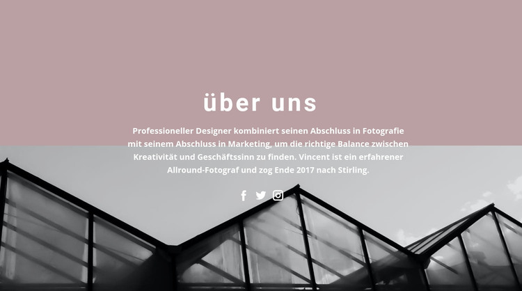 Über die Unternehmensentwicklung HTML-Vorlage