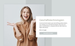 Site-Vorlage Für Geschäftstechnologien