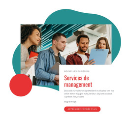 Page HTML Pour Société De Conseil En Gestion