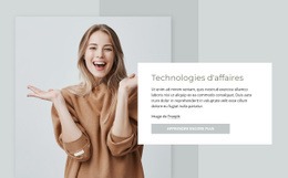 Modèle De Site Pour Technologies Commerciales