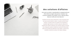 Optimisation Du Lieu De Travail - Modèle De Site Web Professionnel Premium