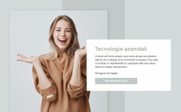 Modello Di Sito Per Tecnologie Aziendali