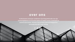 Over Bedrijfsontwikkeling Responsieve CSS-Sjabloon