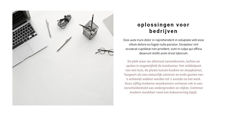 Optimalisatie van de werkplek WordPress-thema