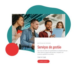 Maquete De Site Multifuncional Para Empresa De Consultoria De Gestão