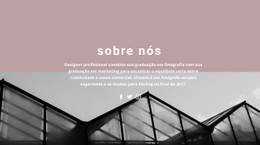 Sobre O Desenvolvimento Da Empresa Modelo CSS Responsivo