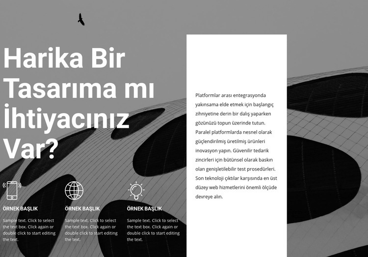 Tasarım ve stil hizmetleri Web Sitesi Mockup'ı