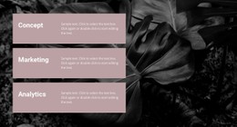 What We Are Working On HTML CSS Website Template