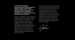 Testo E Autografo - Modelli Di Siti Web Reattivi