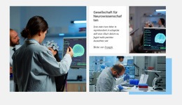 Gesellschaft Für Neurowissenschaften - Einfaches Website-Design