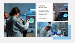Society For Neuroscience - Professional Website Template