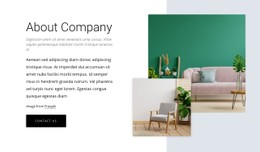 Free CSS Layout For Online Interior Design