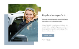 Alquile Un Auto Perfecto: Plantilla De Página HTML